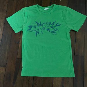 Urban Outfitters Green Aloha Baby Tee Shirt Size S